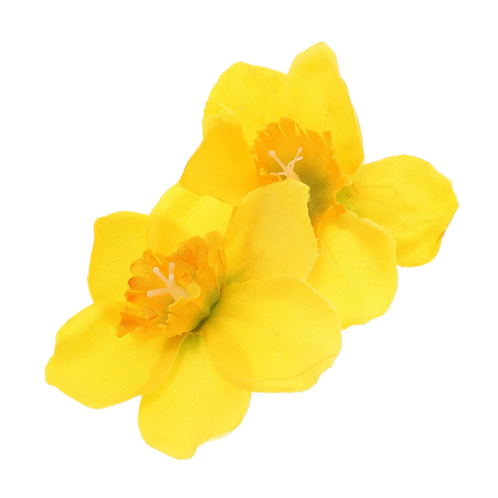 

Daffodil Hairpin Side Clip for Women Realistic Narcissus Floral Hair Accessory Elegant Hanfu Chinese Traditional Headdress Bangs