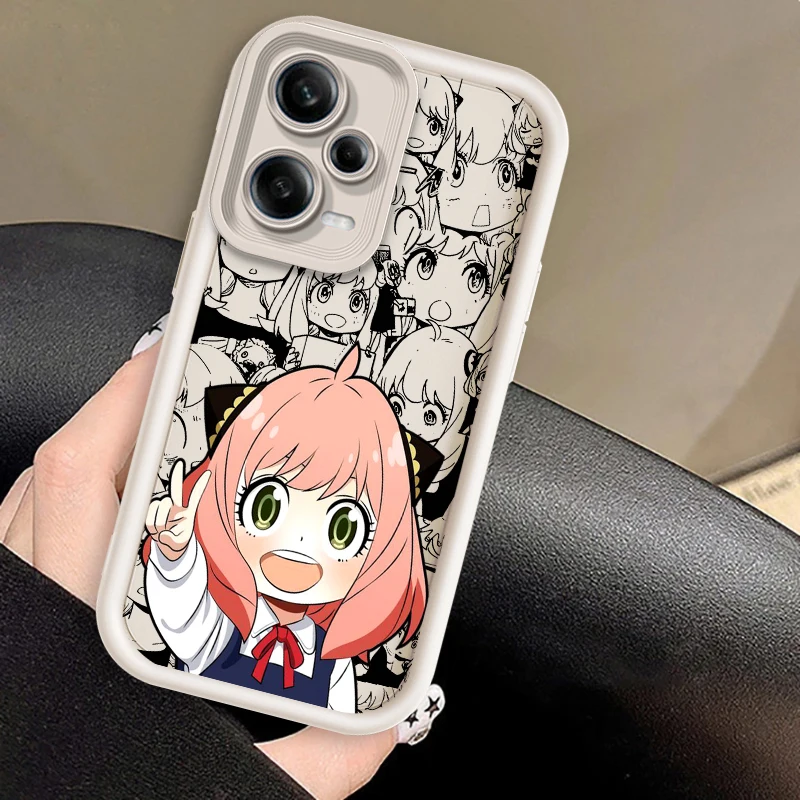 Anime Spy X Family Anya Eye Ladder For Xiaomi Redmi Note 13 12 12C 11 11S 10 10C 10A 9C 9A Pro 5G Soft Phone Case