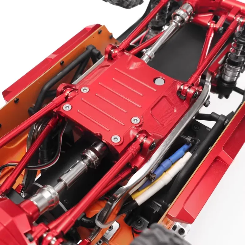 

Metal Wave Box Base Non-destructive Installation Upgrade Fittings for MJX H12Y / H12Y+ / H12P 1/12 Scale RC Crawler Climbing Car