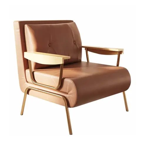 다기능 접이식 소파 침대, 안락 의자, 레저 안락 의자, 인조 가죽, 보스 소파, 싱글 거실 라운지 의자 침대