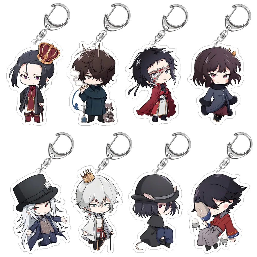 Bungo Stray Dogs Atsushi Nakajima Osamu Dazai Doppo Kunikida Chūya Nakahara Gin Akutagawa Kōyō Ozaki Chibi llavero acrílico regalo