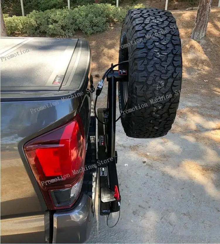 Steel Universal Hitch Mount Spare Tire Carriers Mount for Land Rover Jeep