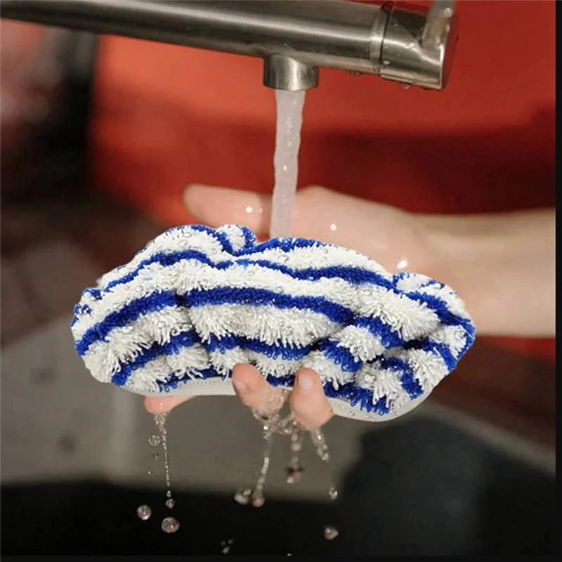 การเปลี่ยนแผ่นผ้าไมโครไฟเบอร์สําหรับ Rowenta Clean&Steam ZR 005801   อุปกรณ์ทําความสะอาด ล้างทําความสะอาดได้และนํากลับมาใช้ใหม่ได้ HOT