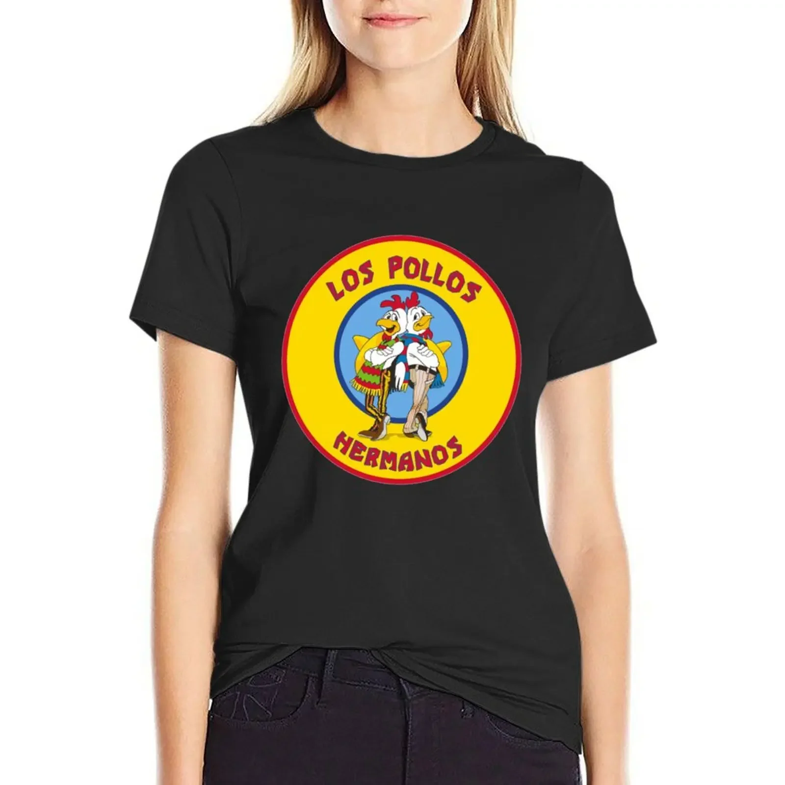 

BEST SELLER - los pollos hermanos Merchandise T-shirt anime clothes summer clothes lady clothes Women's tops