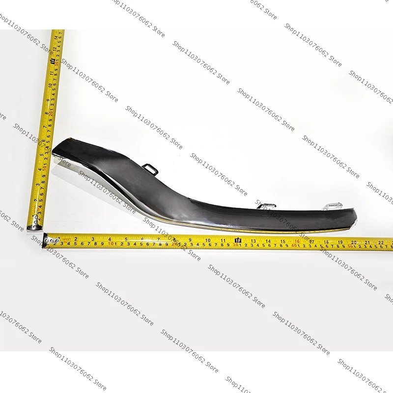For JAC Refine S2 T40 2018 Sei 2 IEV7S 6S Car Front Bumper Fog Light Lamp Strip Chrome Trim Decorative Strip