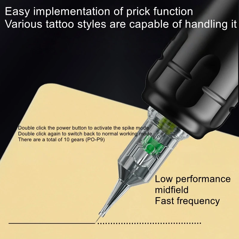 Adjustable stroke battery pen, point prick, wireless professional cutting, fogging, tattoo pen all-in-one machine