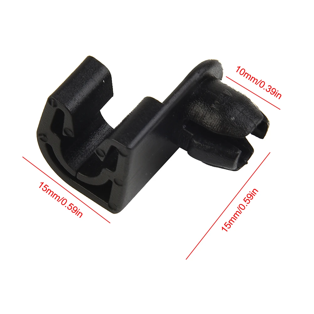 2pcs Hood Bonnet Stay Rod Clip For Berlingo C3 C4 2008 301 208 308 Partner Black ABS Plastic Auto Fastener Clip Replacements