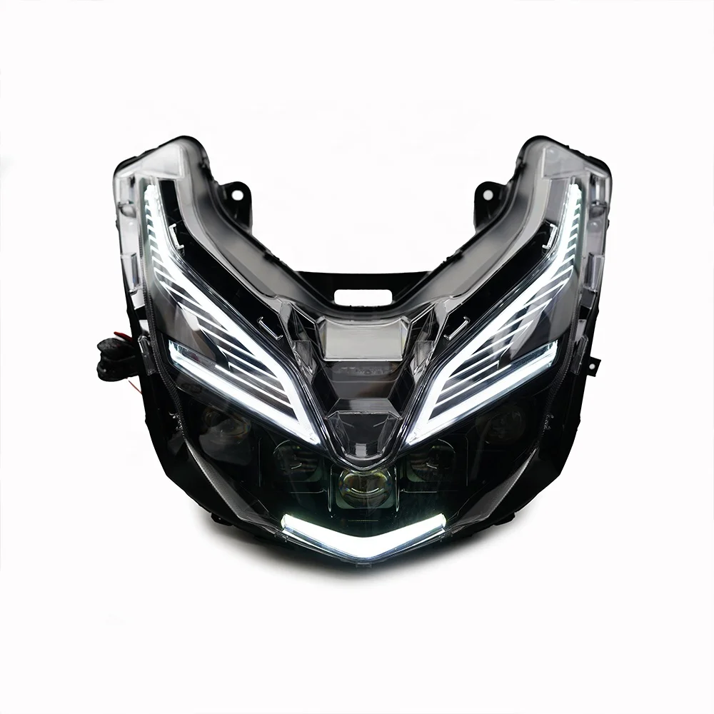 New Design Scooter LED Headlights With 5 Lens For 2018-2021 Honda Forza NSS