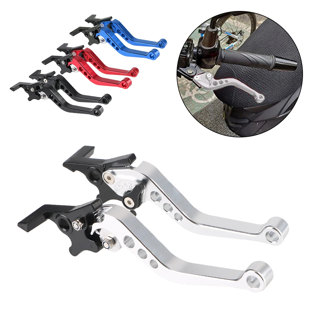 Bike Adjustable Grip Handle Drum Lever Front And Rear Disc Brakes Modification Accessories Universal Motorcycle Clutch Brake