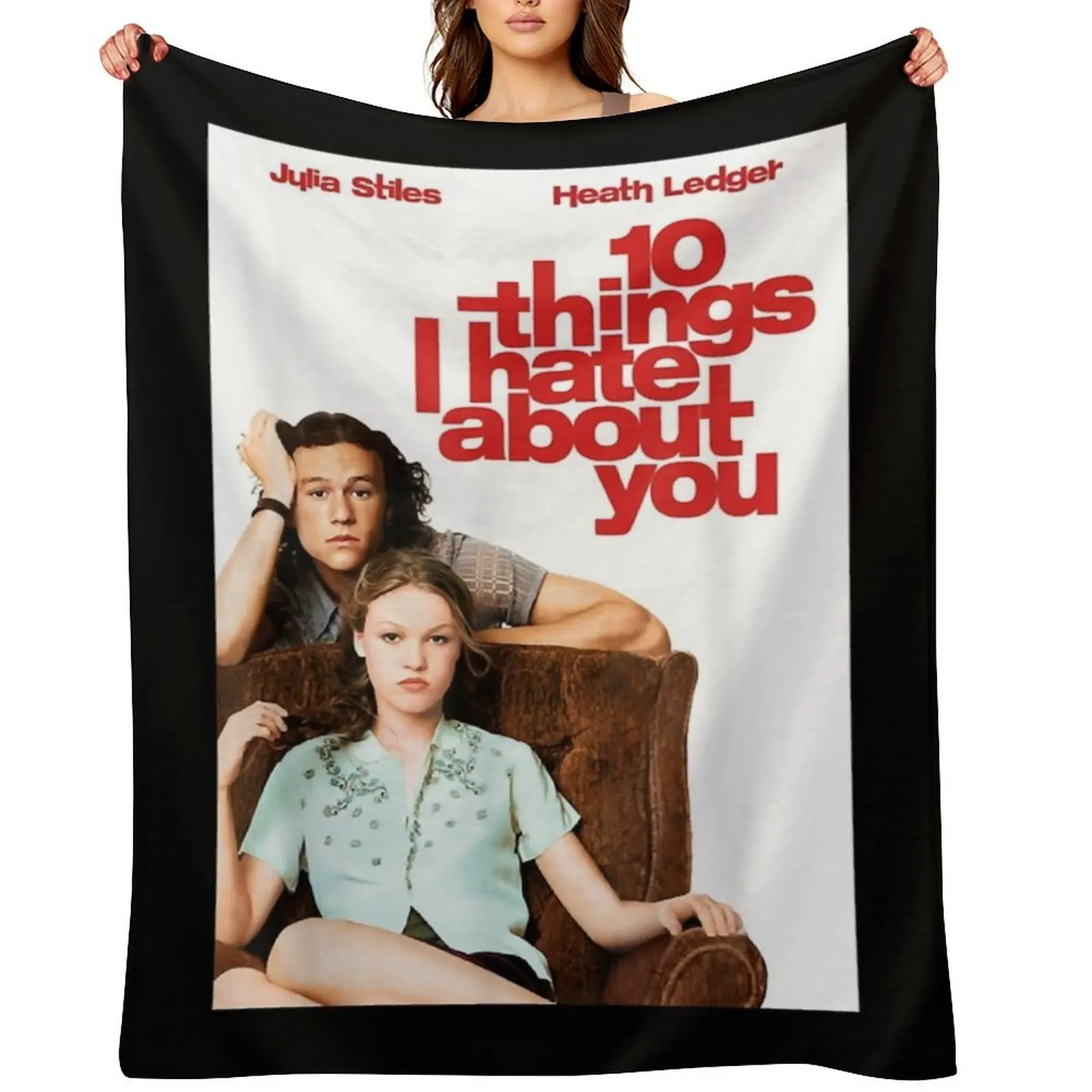 

10 things i hate about you love for 10 things i hate about you lovers , best gift Throw Blanket Personalized Gift Blankets