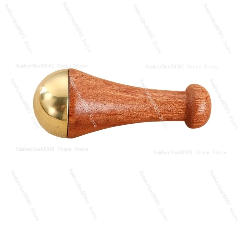 

Brass Mini Massage Tool for Face Eye Jawline Firming Roller Compact Design