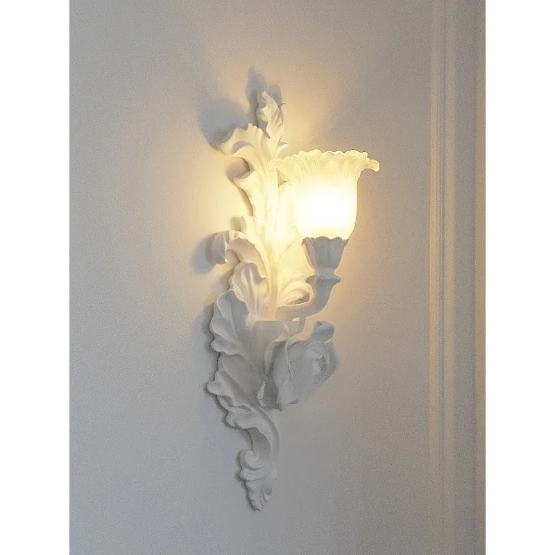 French wall lamp living room entrance corridor background engraving art lighting original high sense