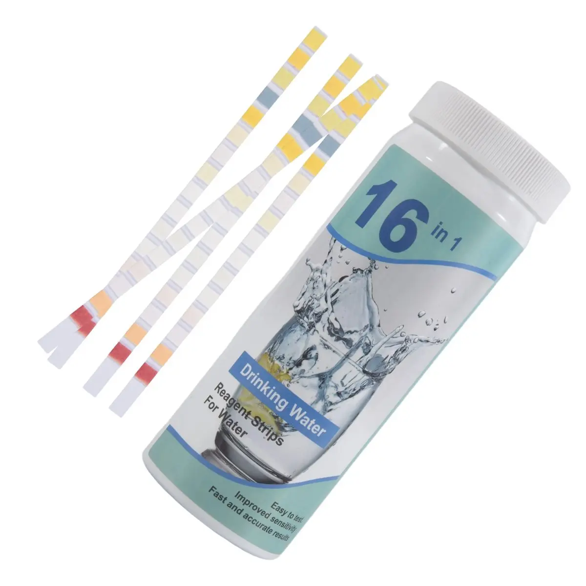 Super promotion!Home Drinking Water Test Strips – EPA Level Testing For Lead, Mercury, Iron, PH And Water Hardness