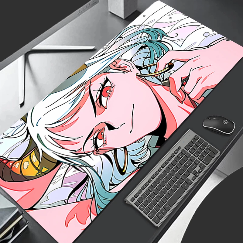 

Mouse Pad one Piece Yamato Anime Gaming Accessories Varmilo Keyboard Desk Mat Gabinete Gamer Carpet Mousepad Mouse Mats for CSGO
