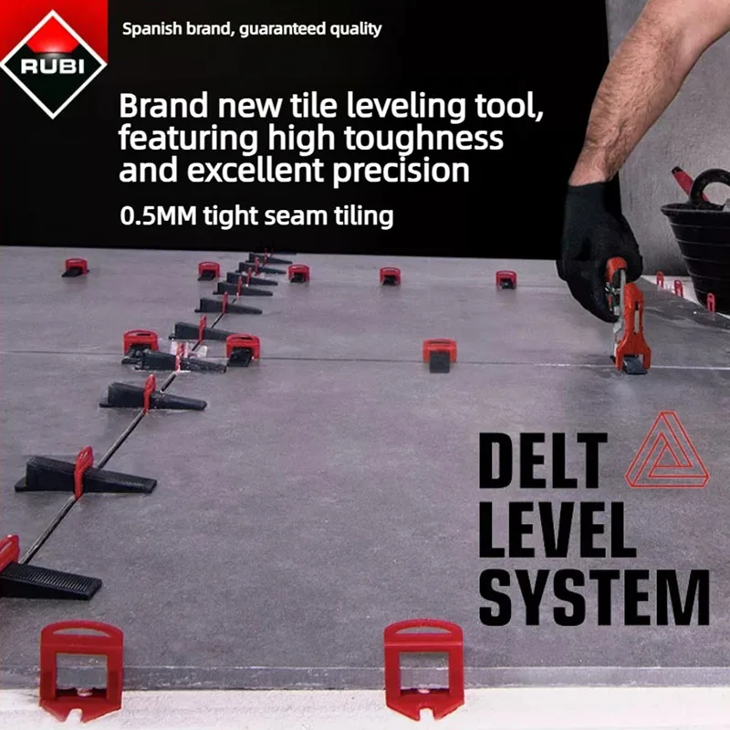 Tile Levelling System floor Leveling tool Cross-shaped leveling spacers for seamless sintered stone installation