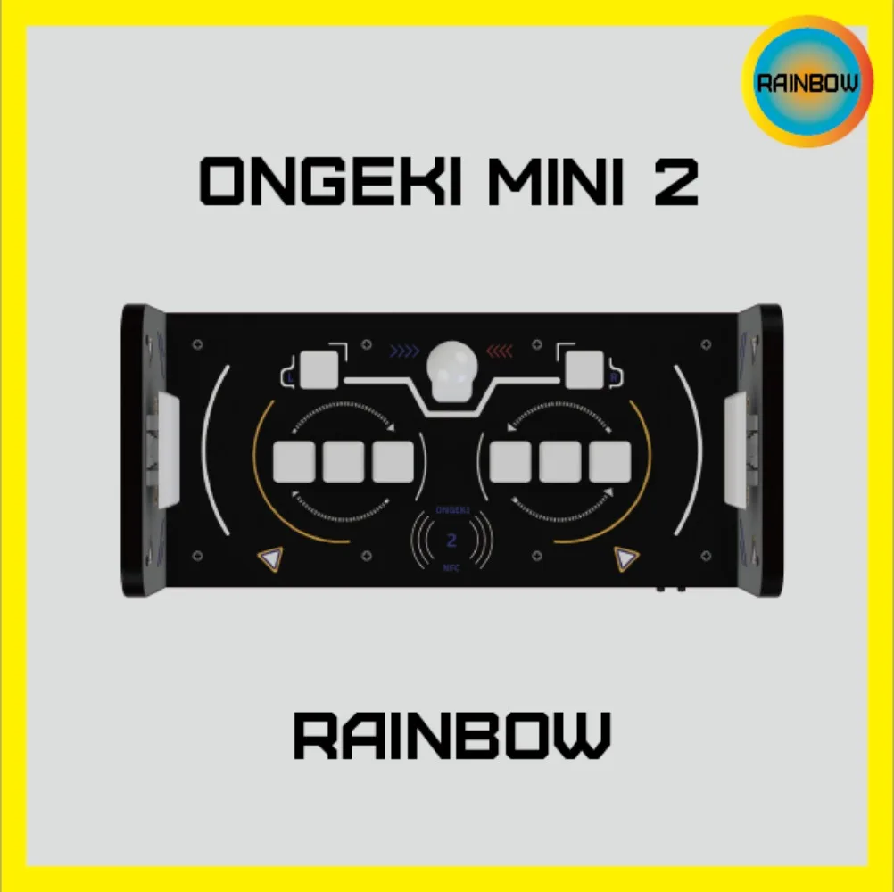 

For ONGEKI Mini RGB Gaming Controller Arcade Console Mini Keyboard for Joystick Music Rhythm Games Controller for Mania/Taiko