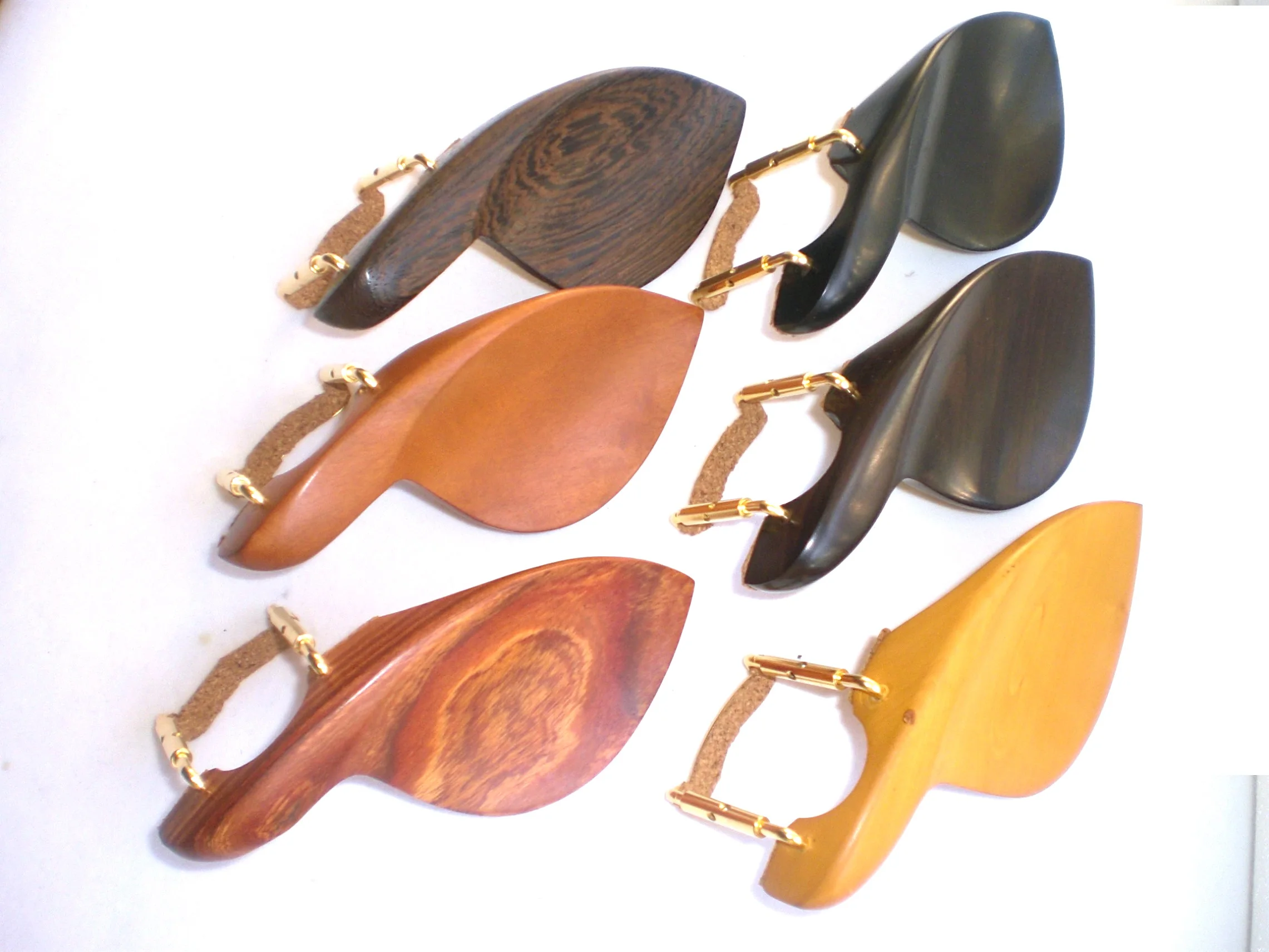 1 PC mentoniera per violino forata con fori morsetto per mentoniera 1 PC con legno morbido attaccato tutto 4/4