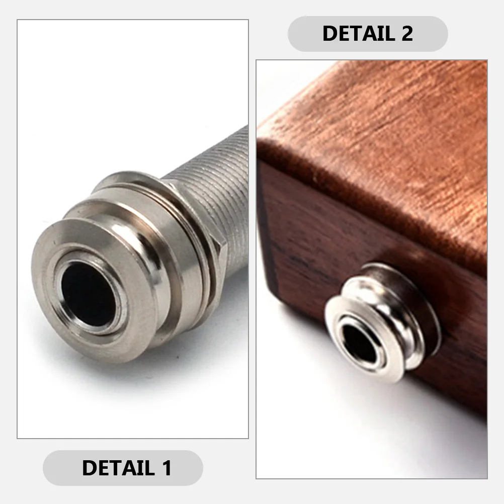 

2pcs Silver M9 Tail Nail Cap for 6.35mm Jack Durable Guitar Pickup Endpin Strap Button Cover Acoustic Electric Accessories