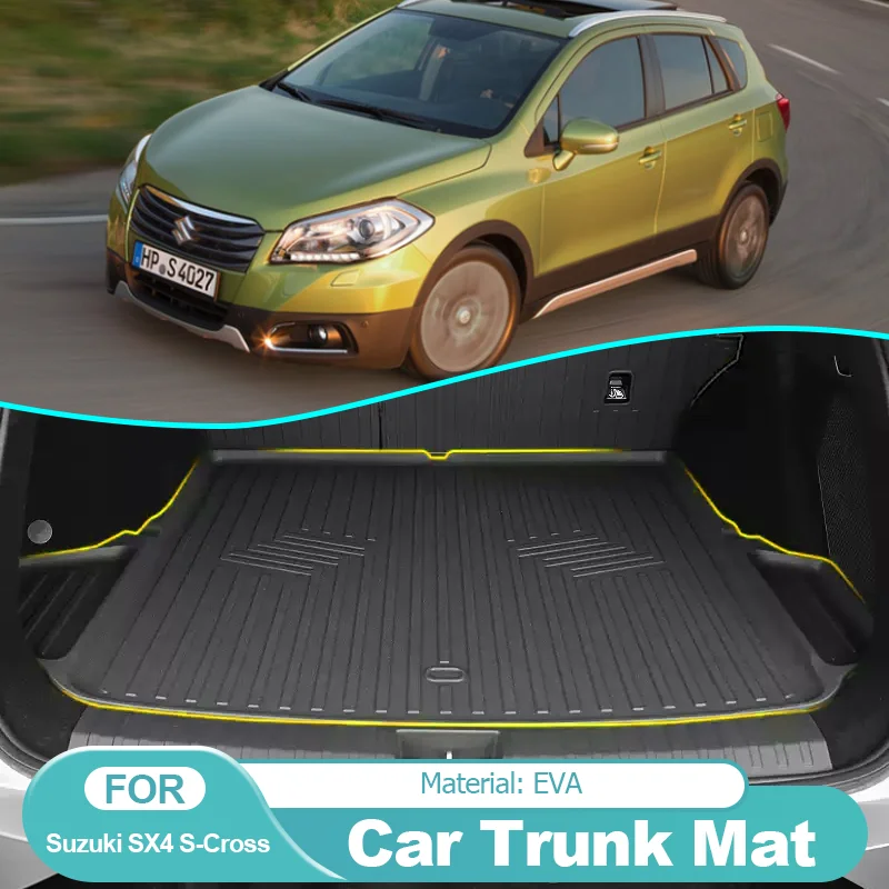 

for Suzuki SX4 S-Cross 2014 2015 2016 2017 2018 Car Rear Trunk Mat Waterproof Protective Liner Trunk Tray Floor Mat Accessories