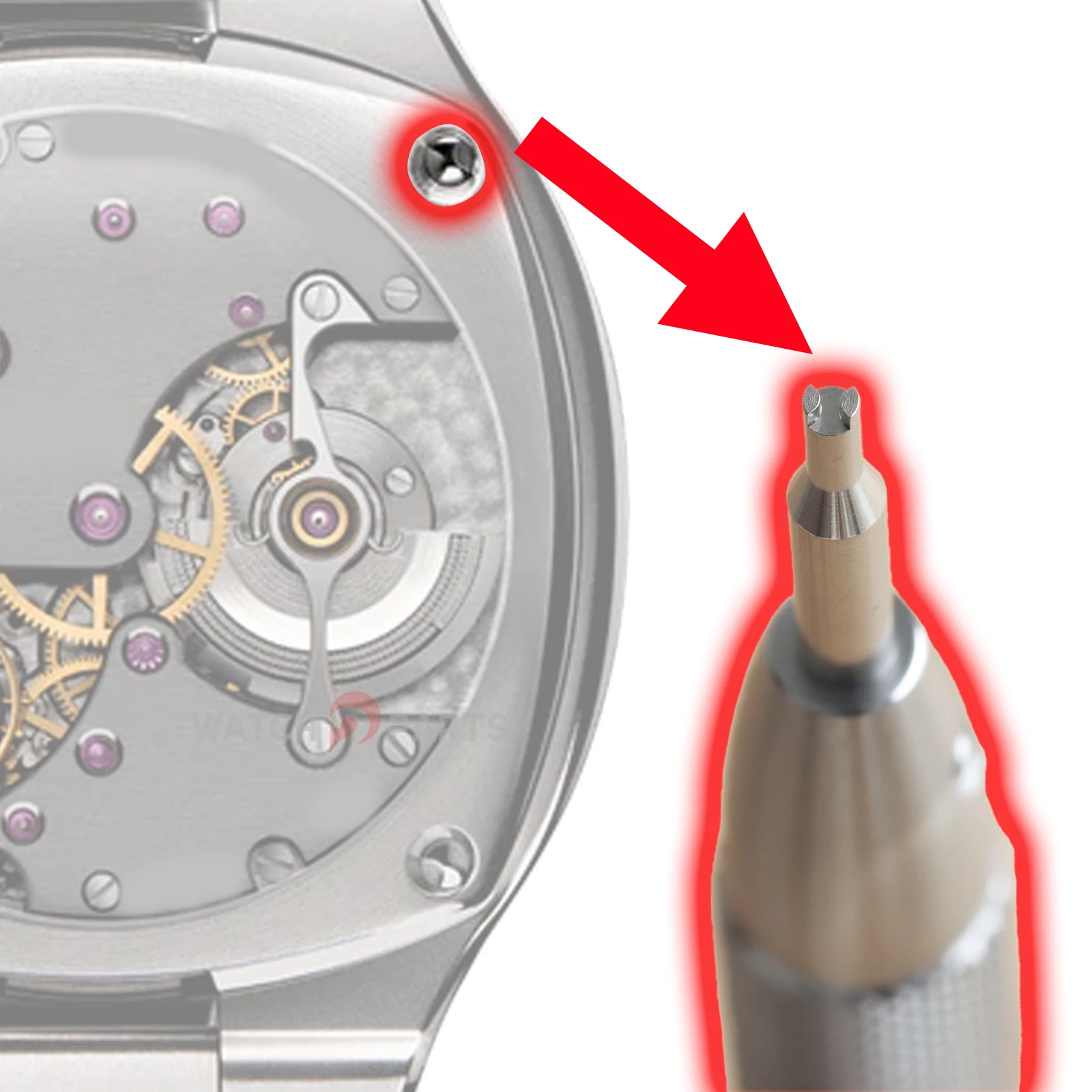 1.7mm Watch Case Back Concave Screwdriver for Laurent Ferrier Watch Back Cover Tools