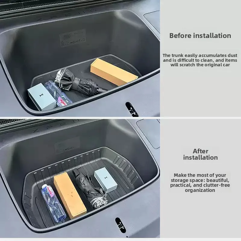 For Xpeng MONA L03 2026 2027 TPE  Storage Mat Anti scratch Waterproof Rear Trunk Protective Pad Car Modification Accessories