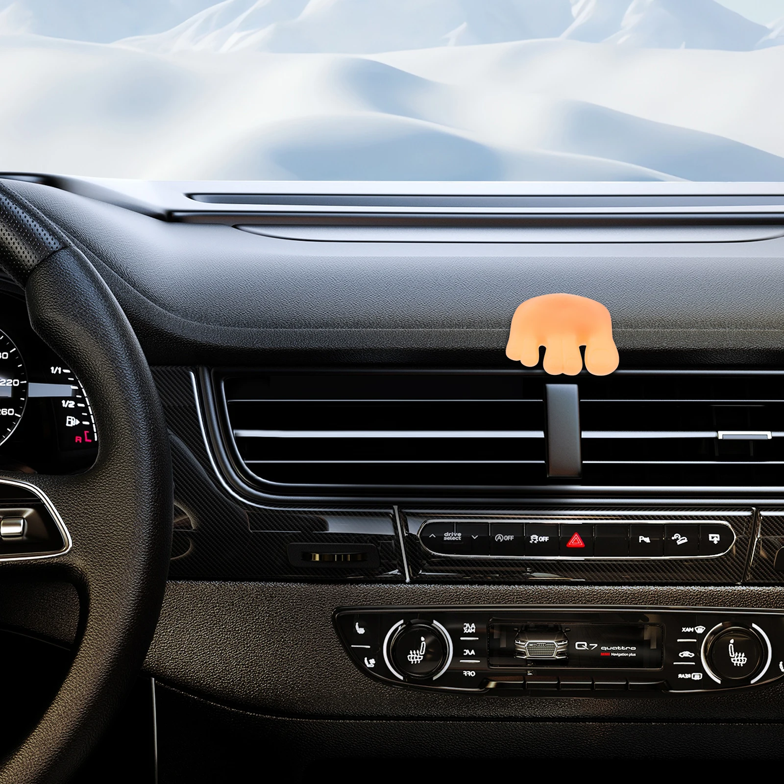 

Car Glasses Holder Beige Multifunctional Storage Clip Sunglass Charging Glasses Auto Display Stand Car Accessory