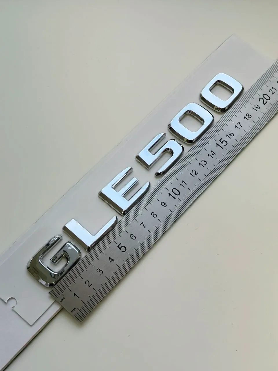 1pc car styling 3D ABS letter sticker for BENZ  SILVER GLE-class  GLE500 GLE400 GLE350  GLE450 body accessories