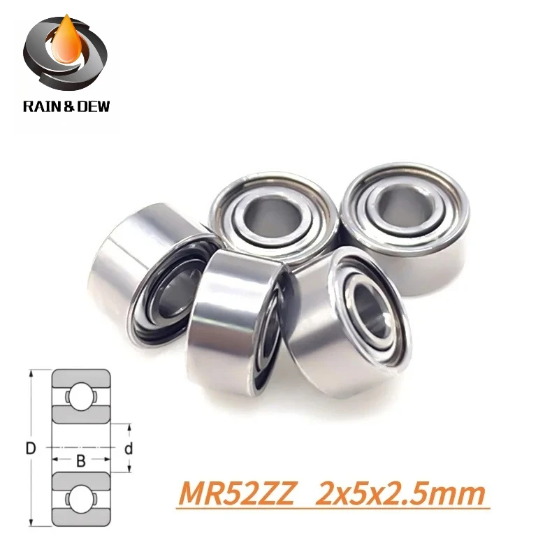 20Pcs Micro Bearing Seal Shield Cap Replacement Upgrade For Axial SCX24 Mini Crawler RC Car Accessories 2x5x2.5 3x6x2.5 4x8x3