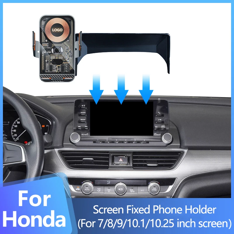 Специальный автомобильный мультимедийный навигационный экран держатель для телефона кронштейны для Honda Civic Accord Breeze CRV Vezel Odyssey Elysion Inspire