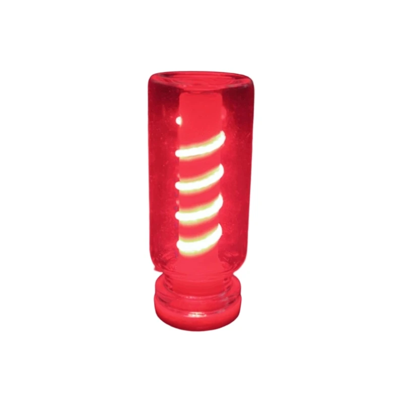 Creative Decoration Ceramic USB Light Bulb Helical Filament Design With Touch Dimming For Car Home Lighting