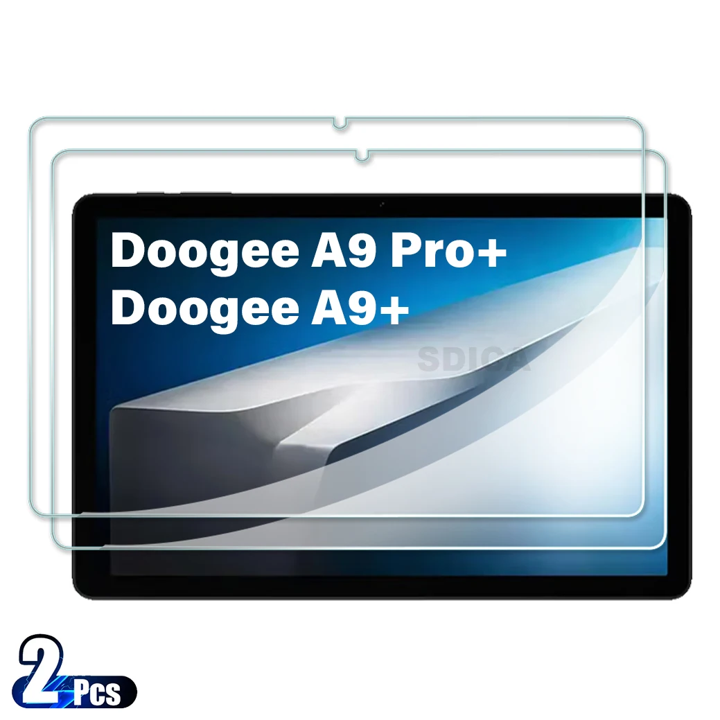 2PCS For Doogee Tab A9 Pro Plus Tempered Glass Screen Protector A9+ 11.0 inch Tablet Anti Scratch HD Protective Film