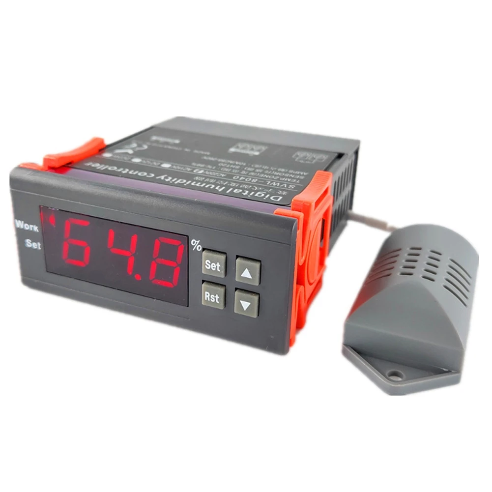Digital Humidity Controller High Accuracy with LED Screen for Humidifier SVWL-8040 AC220V