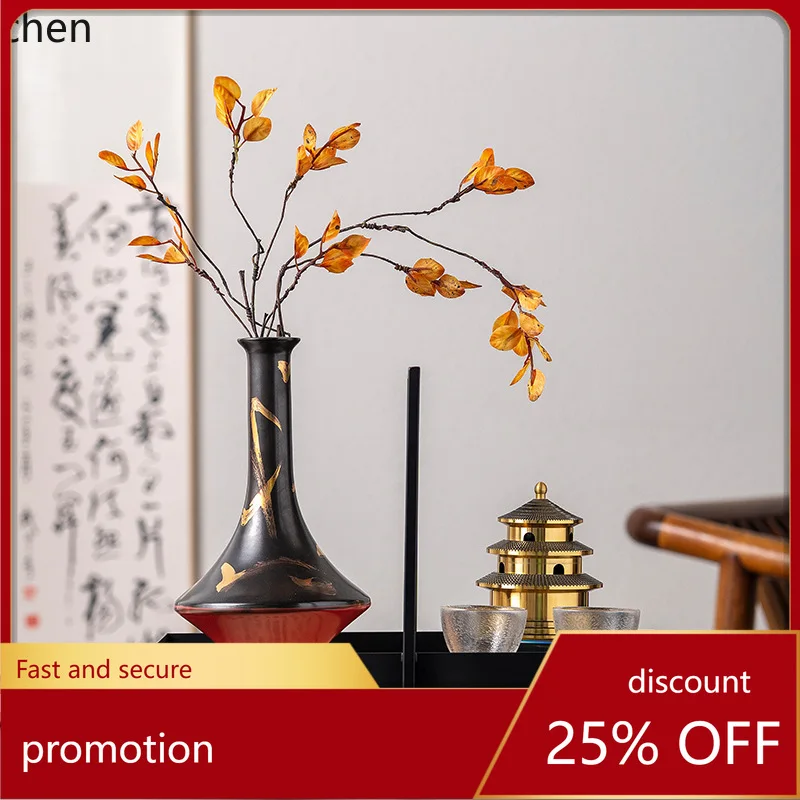 YFY New Chinese Zen Style High-End Decorative Ornaments Model Room Store Living Room Coffee Table Antique Style