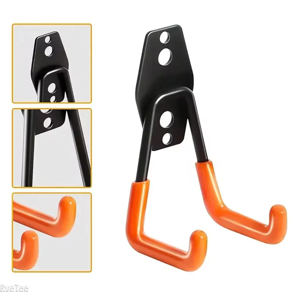 

Storage Hook Bicycle Garage Heavy Warehouse Hardware Strong Load-Bearing Small/Medium Storage Wall Metal Hook Square Hook Tool