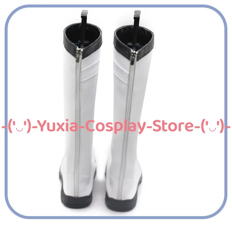 Yuxiacosplay! Buty do cosplayu Niewidzialnej Kobiety, rekwizyt postaci z anime/gry, botki ze skóry PU, kostium na Halloween, karnawał, imprezę.