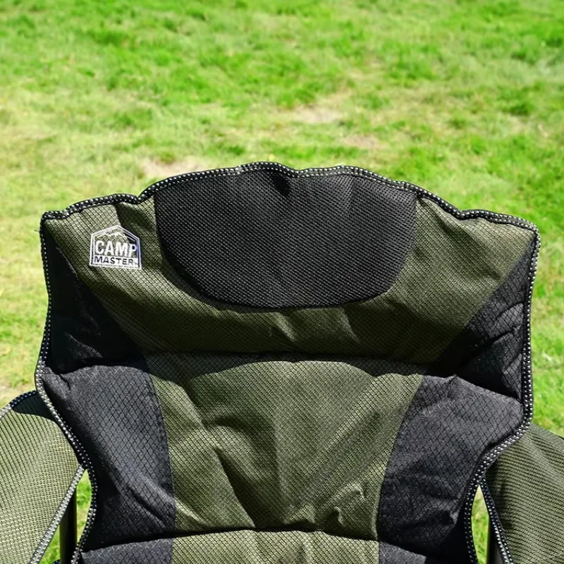 Armchair Beach Fishing Hiking Chair 600D Oxford Cloth Padded Travel Folding Compact Camping Chair