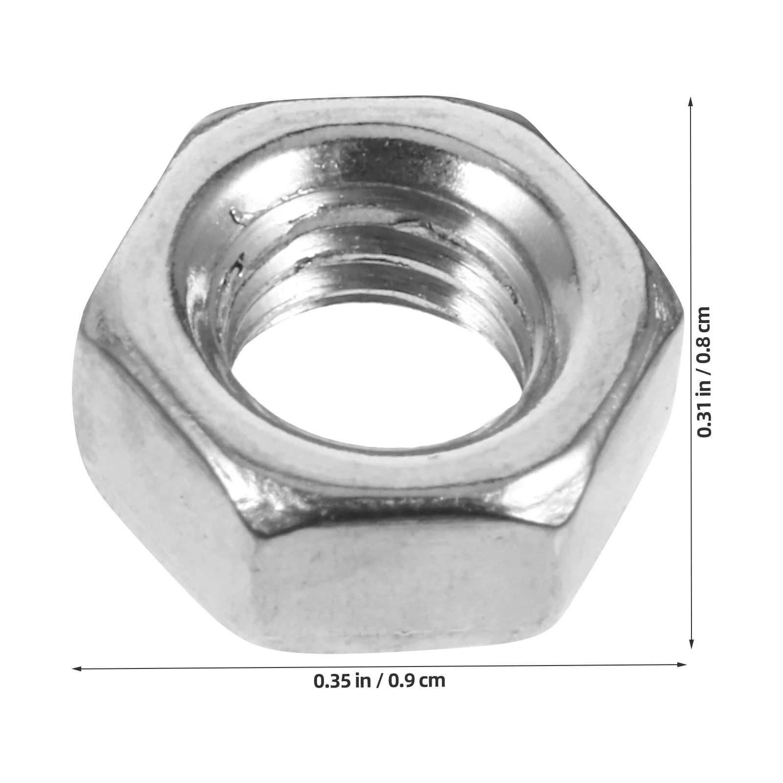 

180pcs Hex Nuts 304 Stainless Steel Strong Fastening Hardware Nut For Machinery Automotive M5 Nut Set Screws