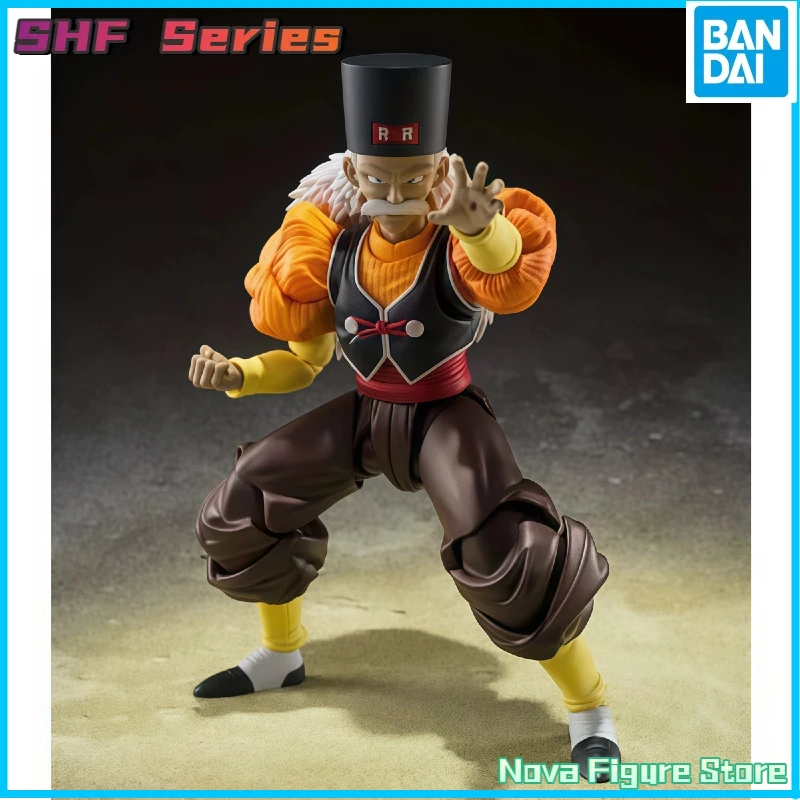 En stock: Figura de acción Bandai SHF Soul Limited Dragon Ball Z Androide N.º 20 Dr. Gero Red Satin Army Reprint, juguetes de colección, regalos