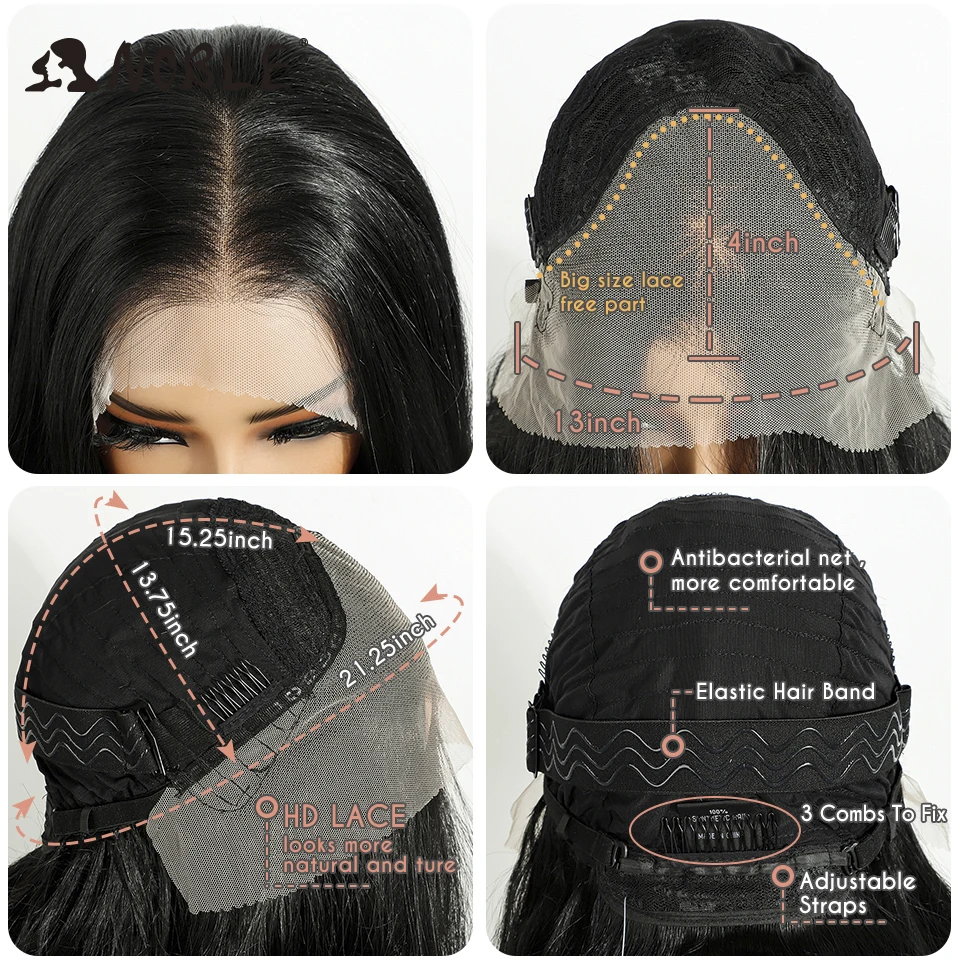 نوبل HD شفاف 13X4 الدانتيل الجسم موجة ناتورا شقراء تسليط الضوء على الباروكات 24 بوصة شعر الطفل الدانتيل الباروكة الأمامية موجة الدانتيل الباروكة للنساء #6