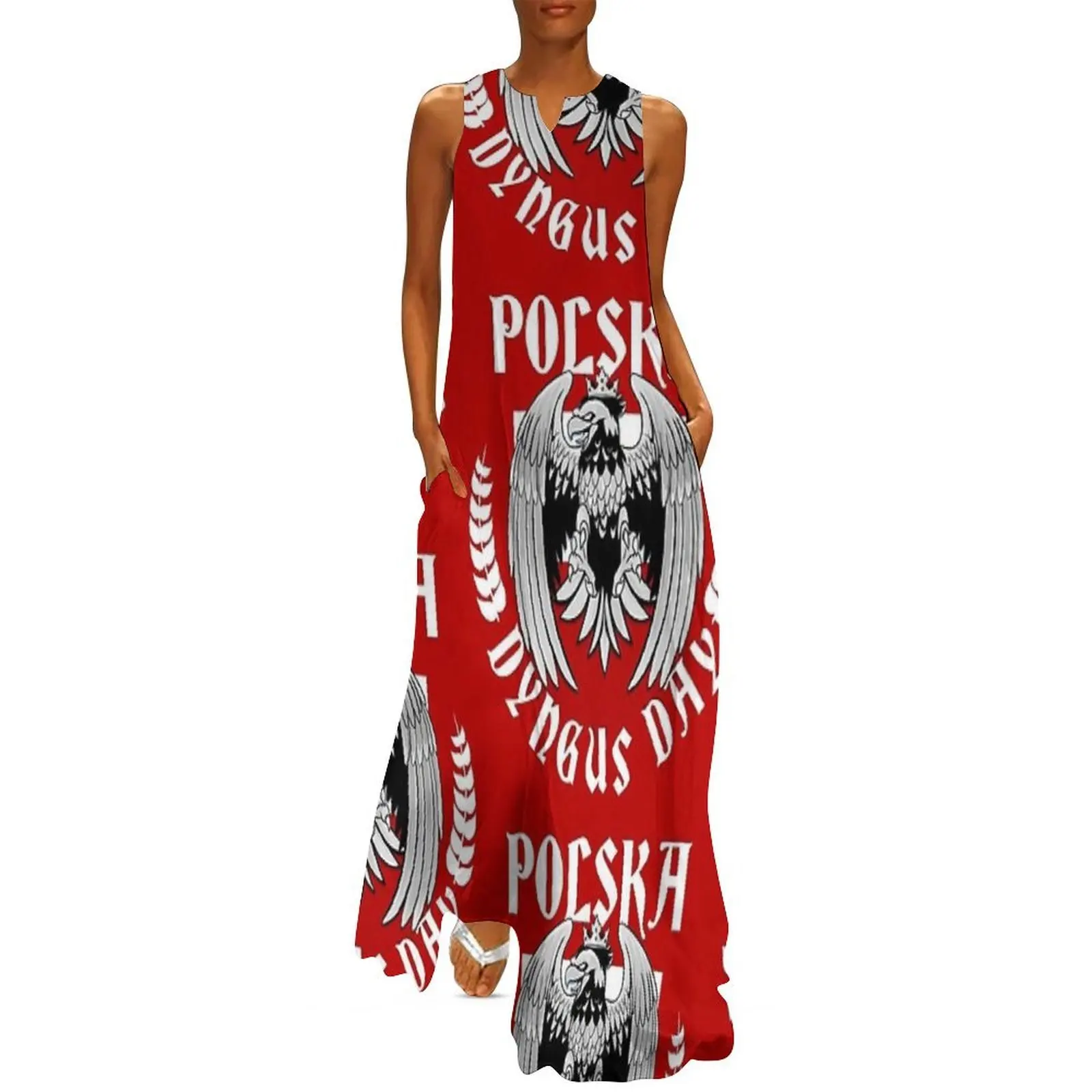 

Dyngus Day Polska Polish Long Dress Woman clothing sexy dress for women luxury woman evening dress