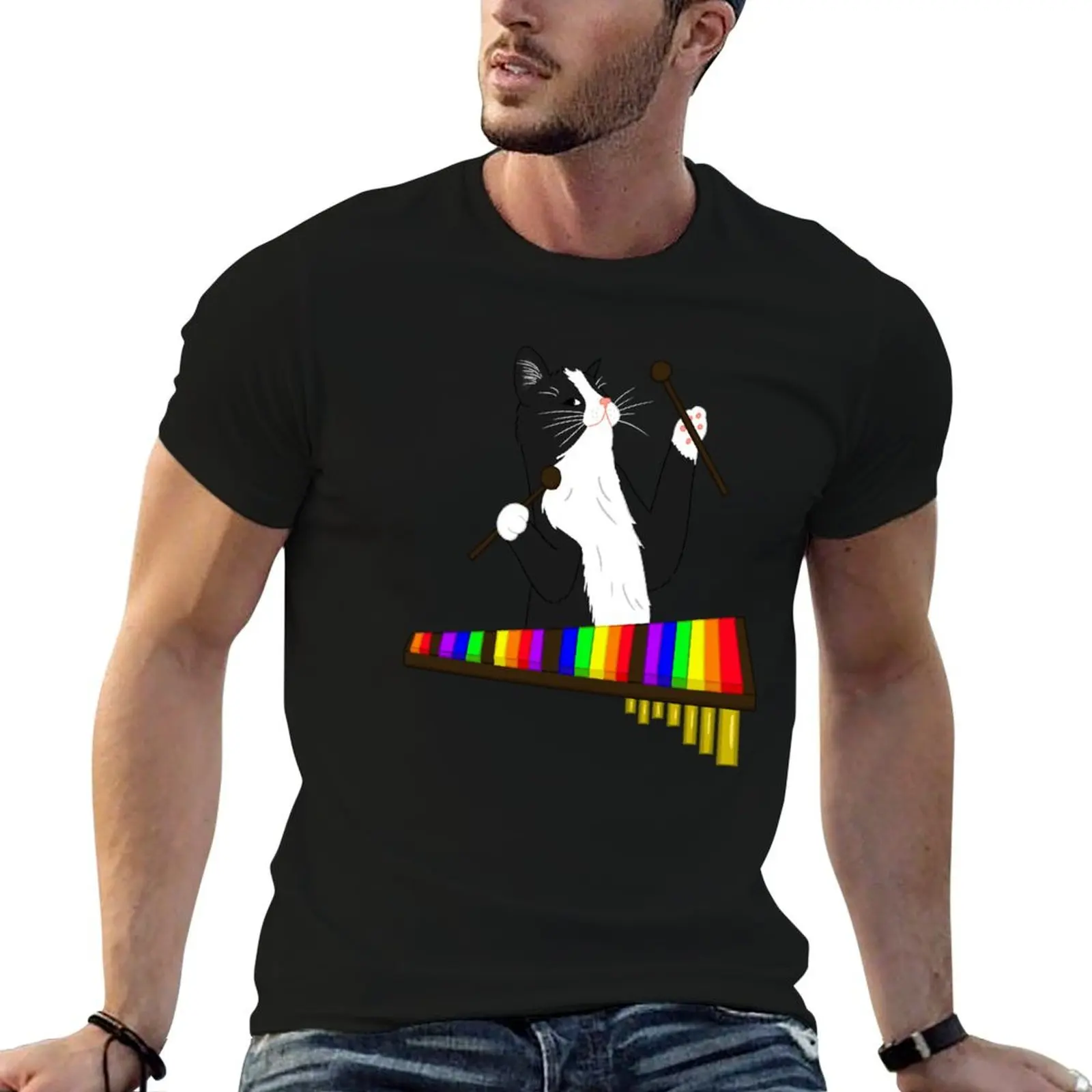 

shirts for t shirt plain Cat t anime Xylophone man T-Shirt man