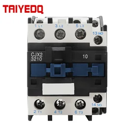 CJX2-3210 AC Contactor Switch 32A Magnetic Contactor LC1-D3210 AC220V/380V 50/60HZ CJX2-3201