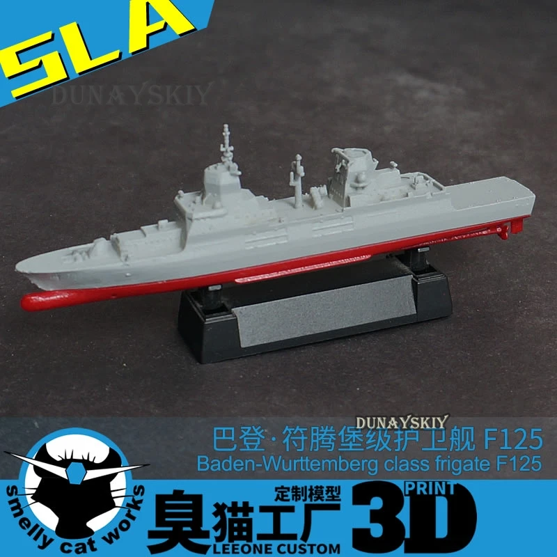 

Fregatte F125 Baden-Württemberg Class Frigate 1/2000/700 Resin 3D Printed Warship Model Toys Hobby 14+years Old