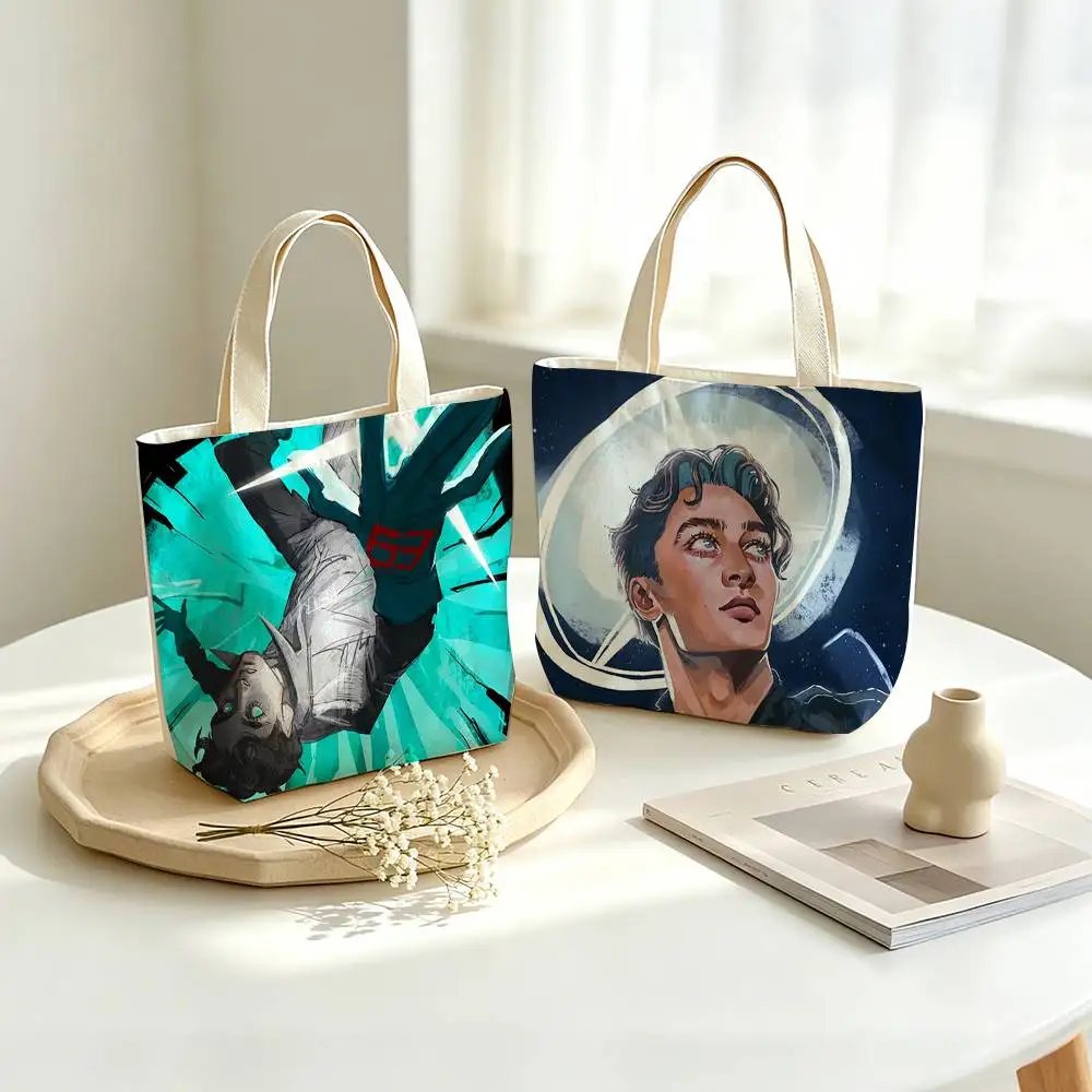 Racing Driver G-George Russell Printed Canvas Tote Bag Shoulder Bag Commuter Mommy Shopping Bag