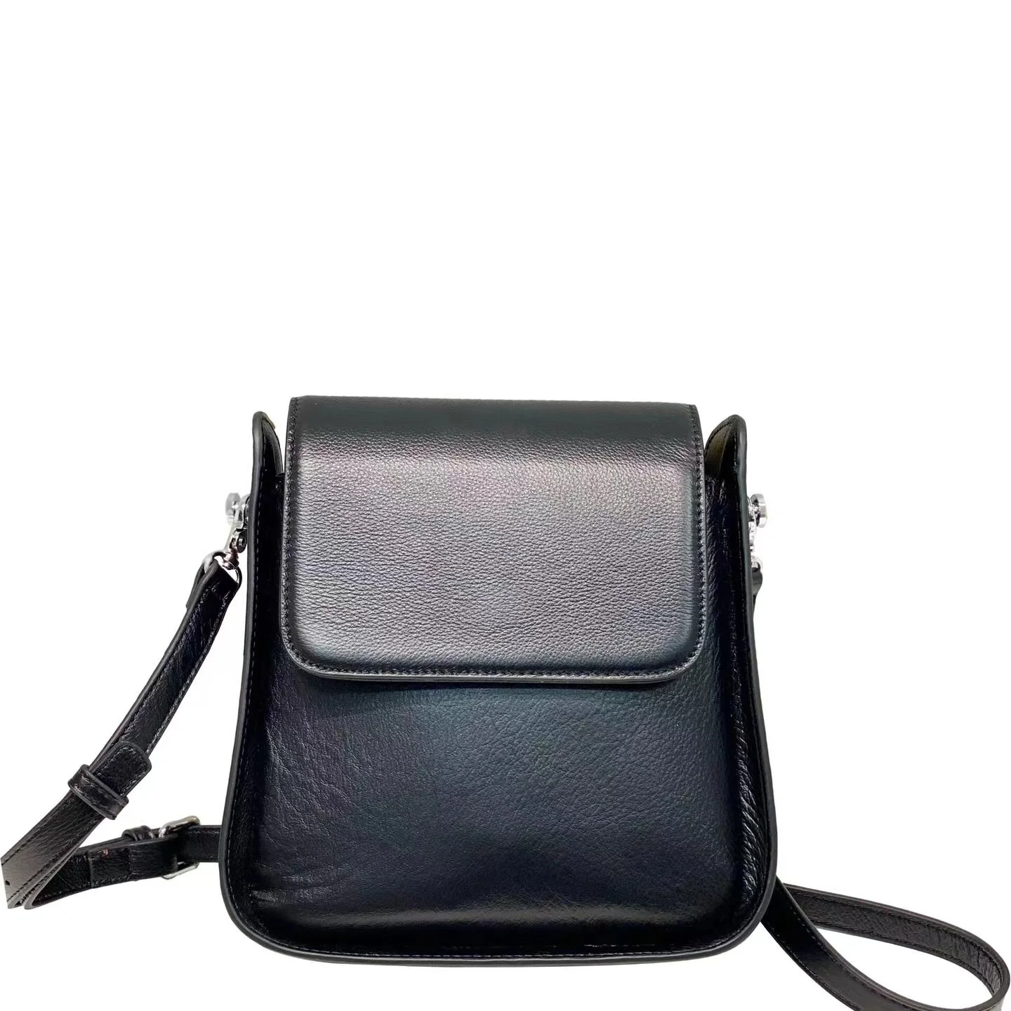 Borsa quadrata piccola da donna coreana Ins 2023 New Borsa a tracolla in vera pelle Lady Versatile Crossbody Mobile Phone Pack Messenger