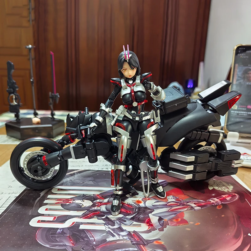 

В наличии Yubo Wenchuang 1/12 Battle Rider Goddess Shako, пластиковая модель, комплект мотоцикла, механизированная сборная модель, игрушки, подарки