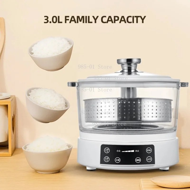 3L intelligent multi cooker, sugar control design for home use, multifunctional healthy rice cooking pot