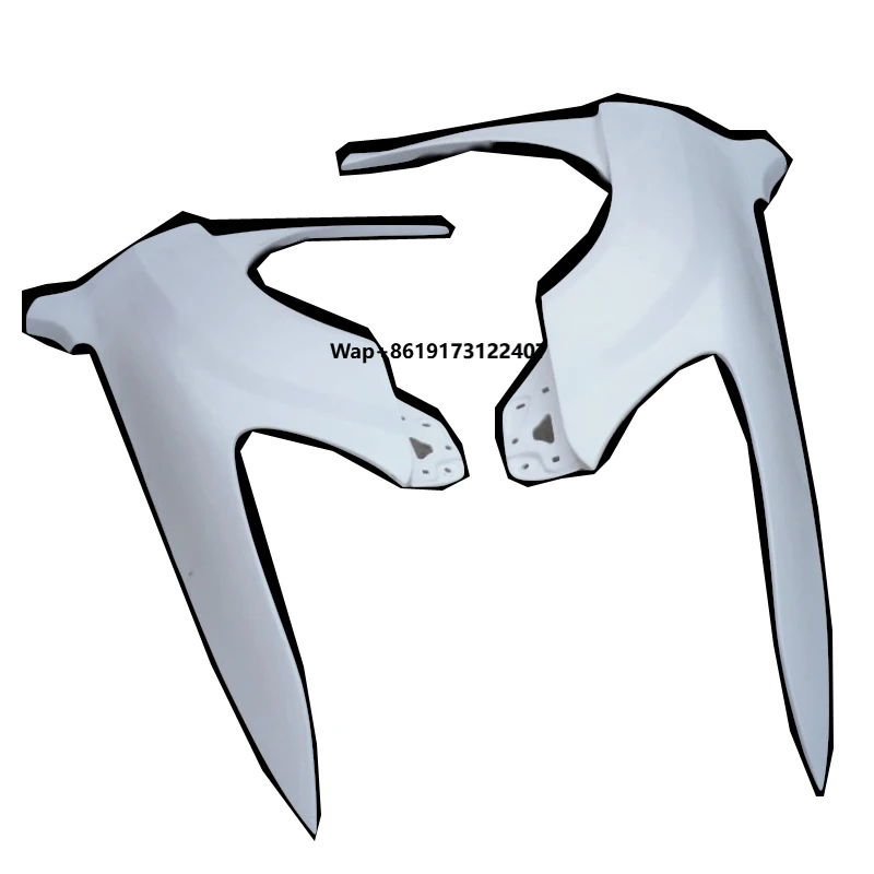 

For Octiva Front fender (Pair) glass fiber Front mudguard FRP glass fiber