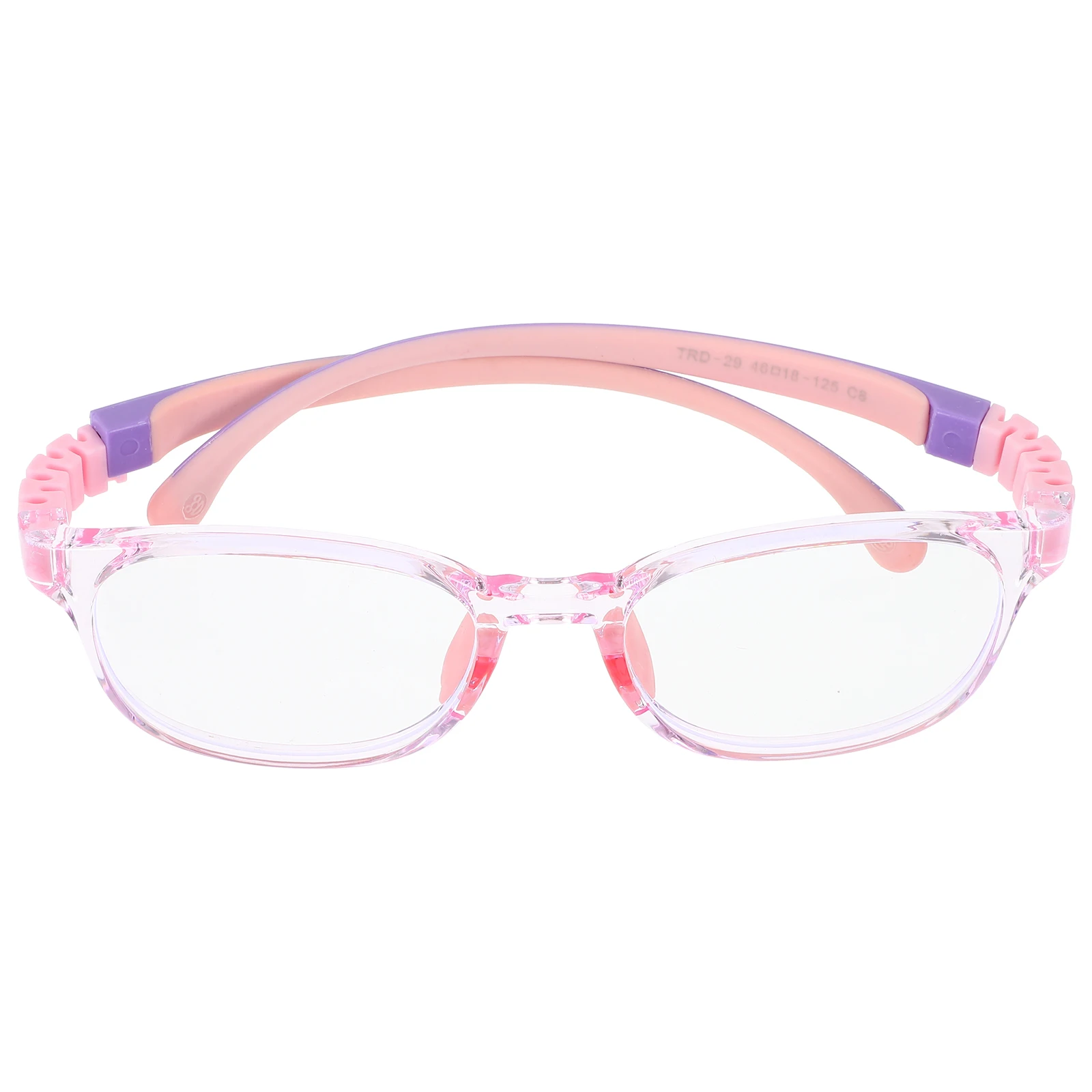 

Light Glasses Kids Clear Lens Elastic Durable Portable Reusable 6-12 Years Old Study Daily Use Kids Eyeglass