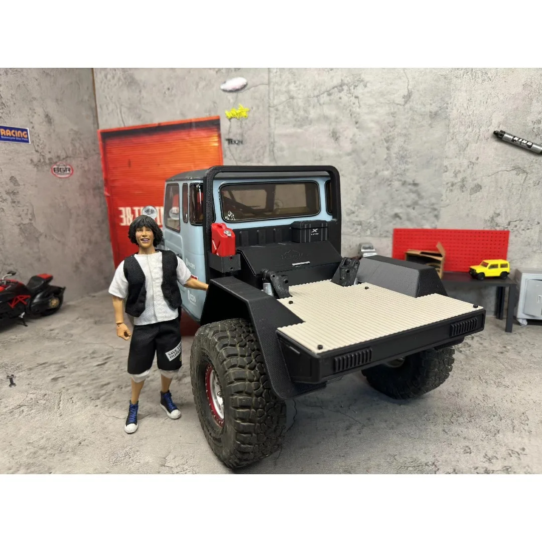1/10 RC Rock Crawler Custom Agricultural Style Flat Rear Bed For VP VS4-10 Decorative Exterior Appearance Upgrade Accessories